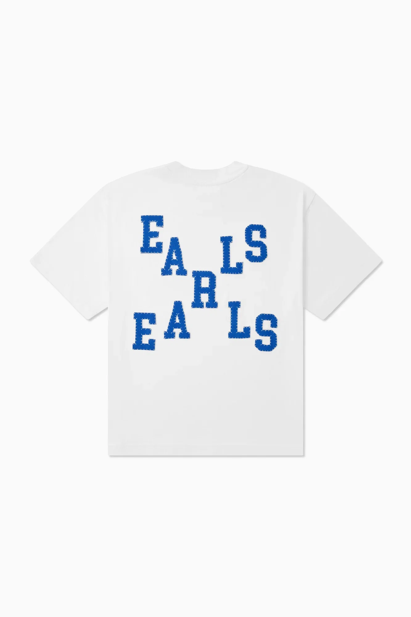 Image of Felt Tee - White/Blue
