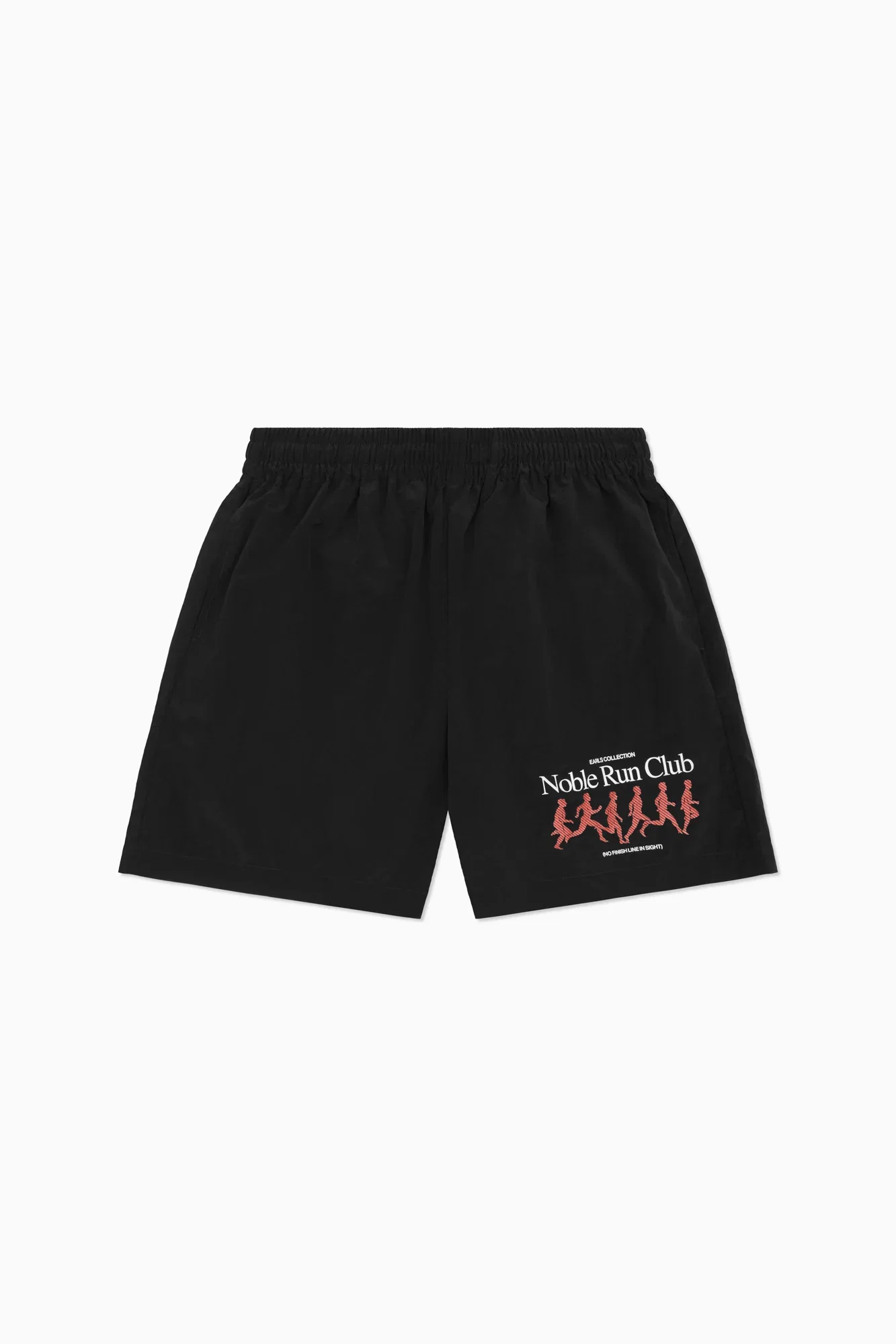 Image of Run Club Short - Black/Paprika