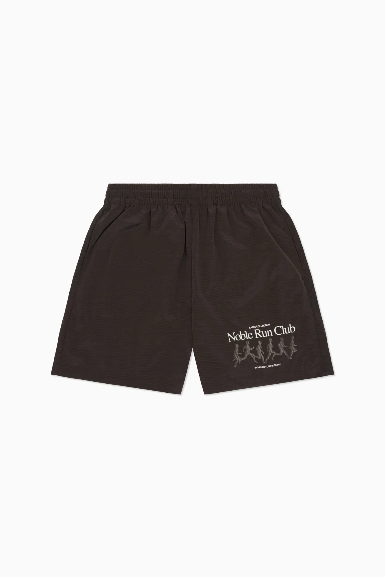 Image of Run Club Short - Brown/Cream