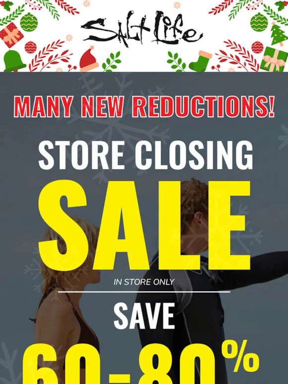 💸 Many New Reductions! Save Big at Our Store Closing Sale!