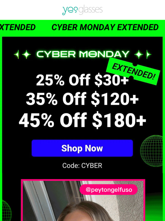 Cyber Monday deals extended - now save up to 45% 🔥🔥🔥