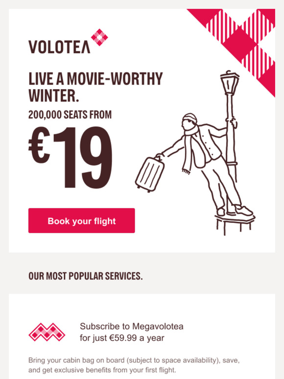 Fly from €19 to a postcard scene 🌁