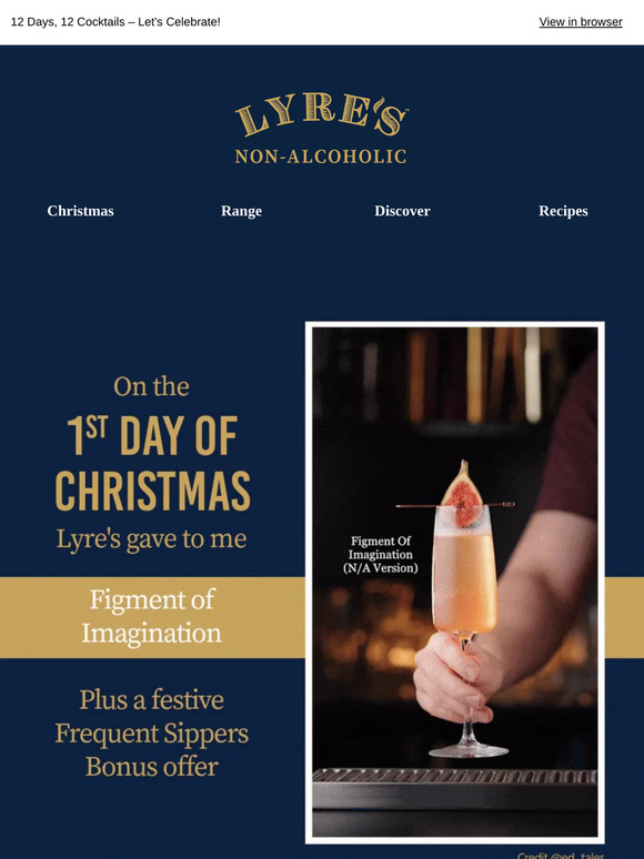 On the 1st Day of Christmas...