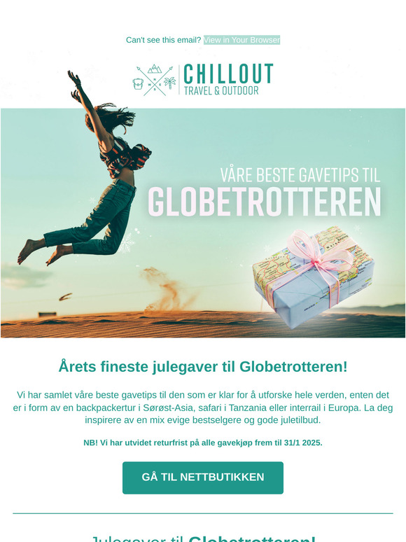 Julegavetips til Globetrotteren! 🌴