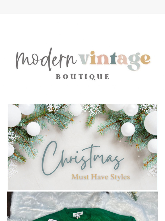 Stay Cozy, Look Chic: Christmas Styles Just Landed! 🎅