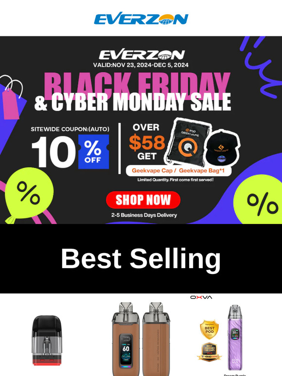 ⏳ Final Day: Everzon Black Friday Sale – Don’t Miss Out!