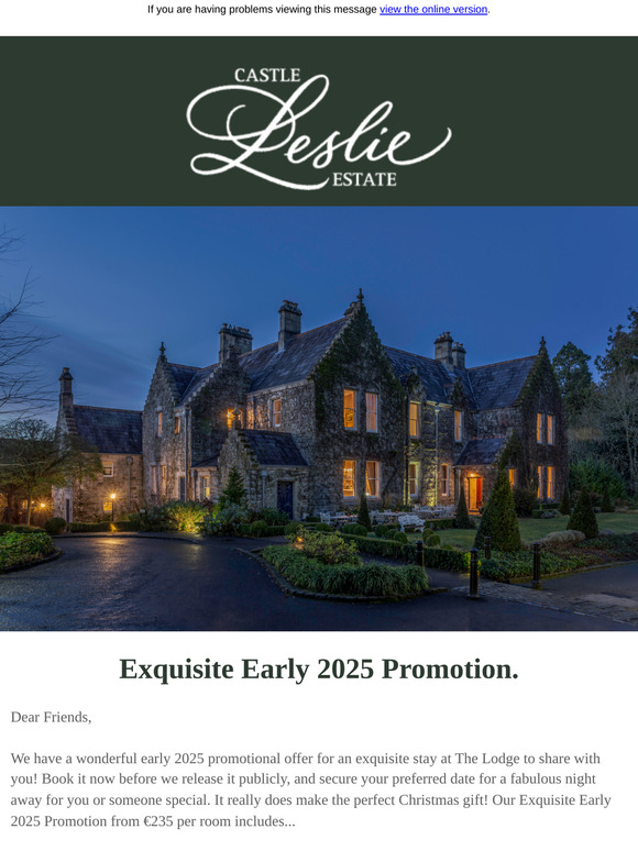 Exquisite Early 2025 Promotion...It's Fabulous!