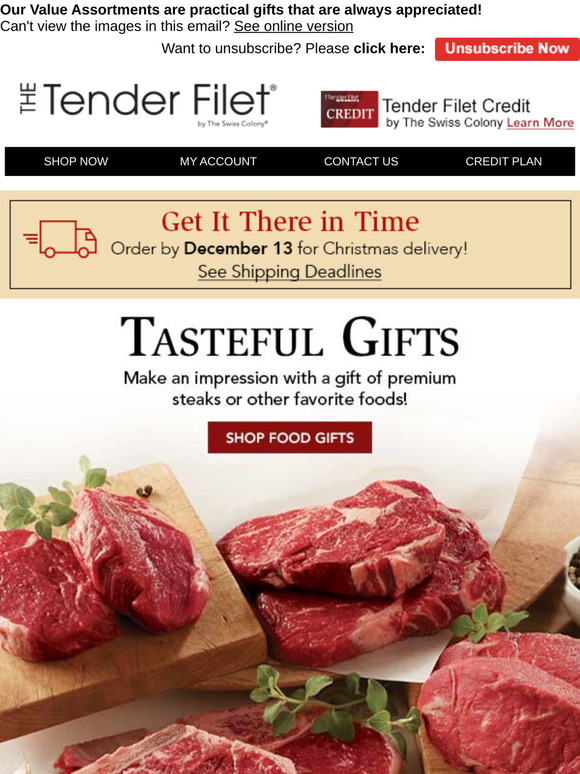 Fill Their Freezer for the Holidays and Save