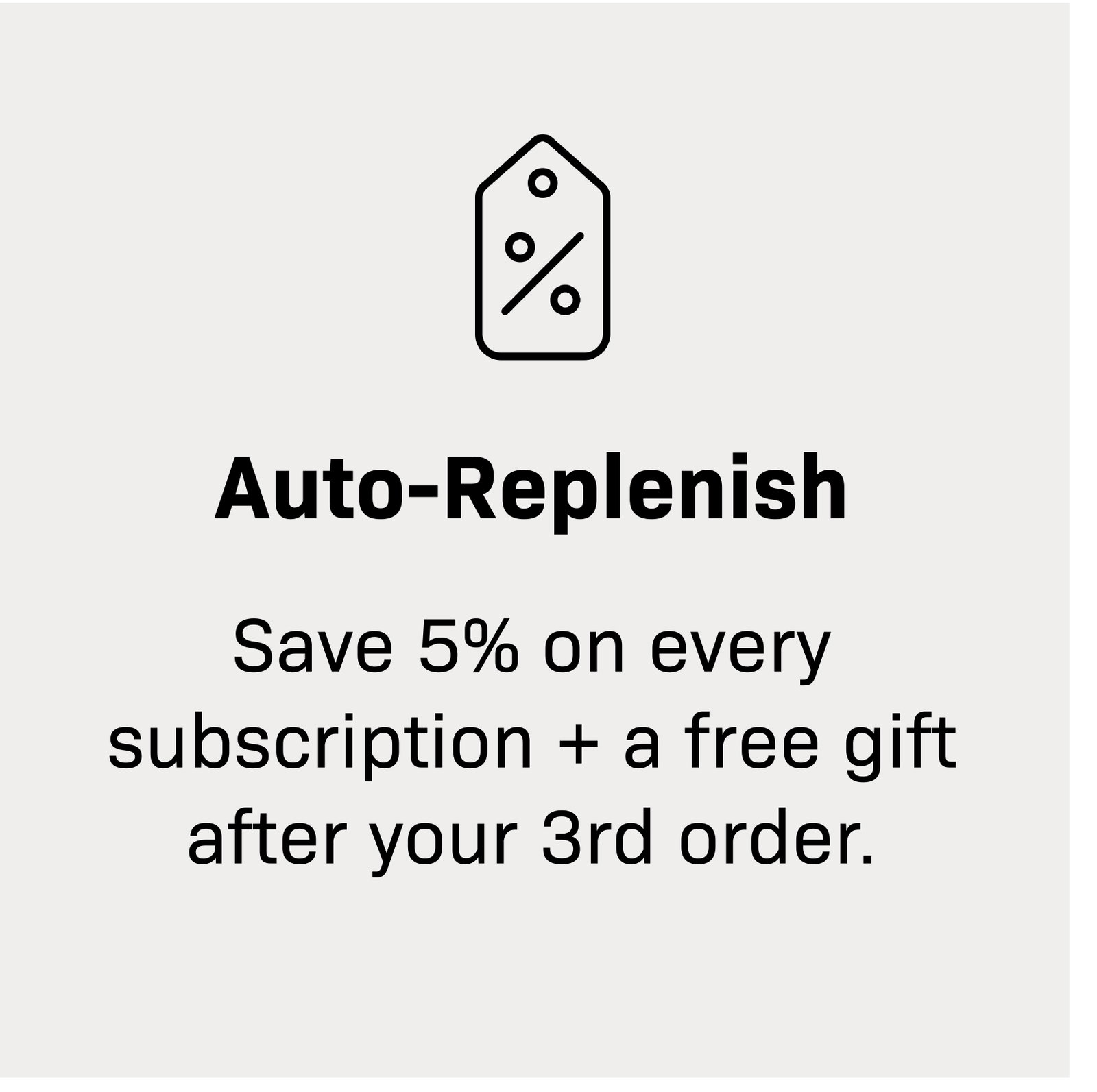 Auto-Replenish  -Save 5% on items purchased with Revision Skincare's Auto-Replenishment Program