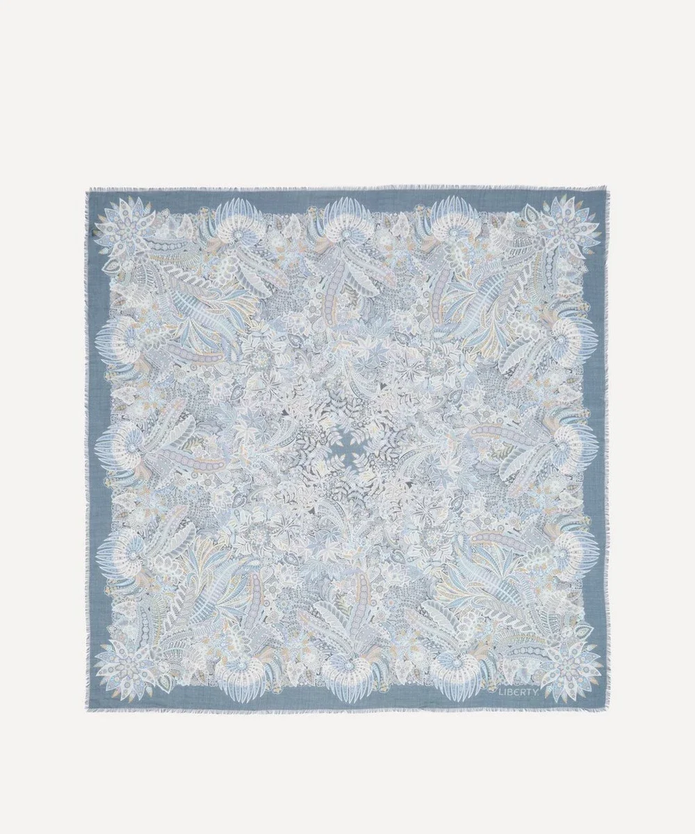 Liberty Adelphi Voyage 140X140 Wool-Silk Scarf