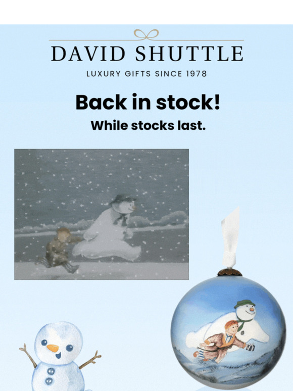 How Long Will The Snowman Remain In Stock This Time⁉️
