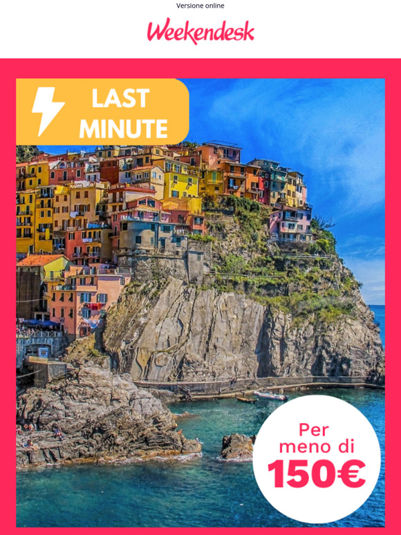 Il tuo weekend a meno di 150 € è arrivato 👇