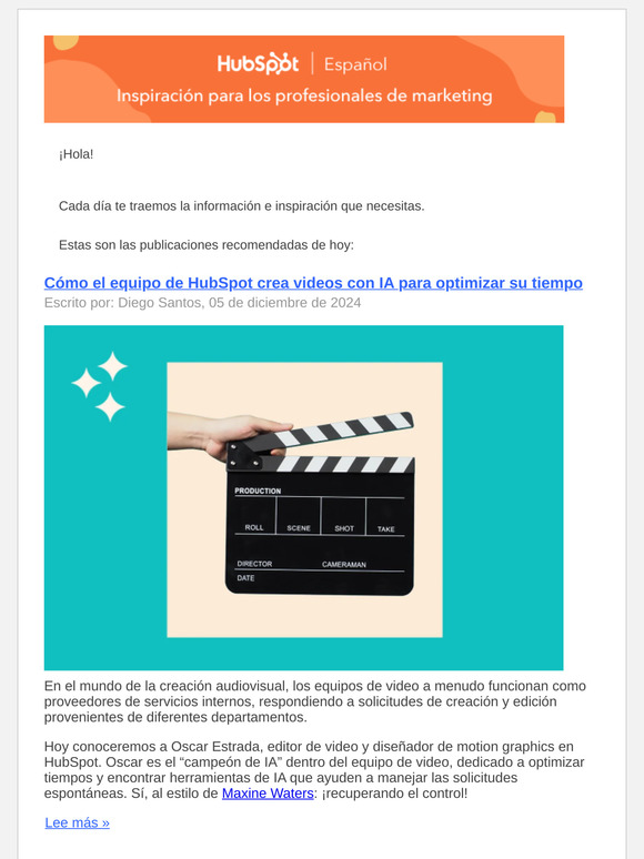 Cómo el equipo de HubSpot crea videos con IA para optimizar su tiempo