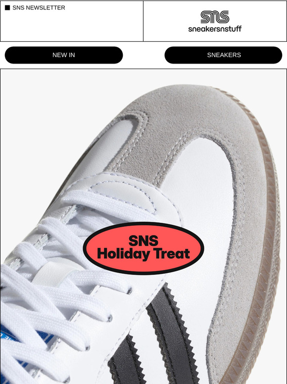 HOLIDAY TREAT: 30% off ALL adidas Samba!