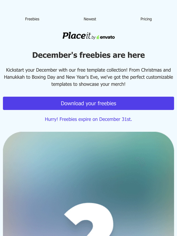 Your December freebies
