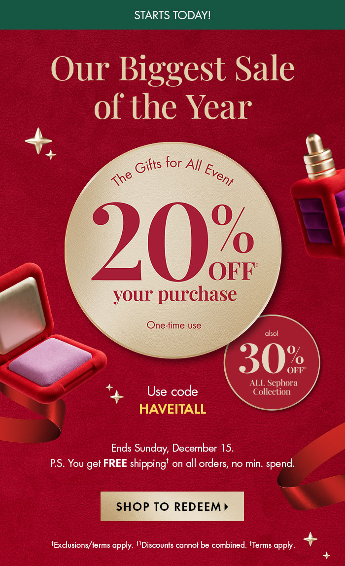 Biggest sale of the year