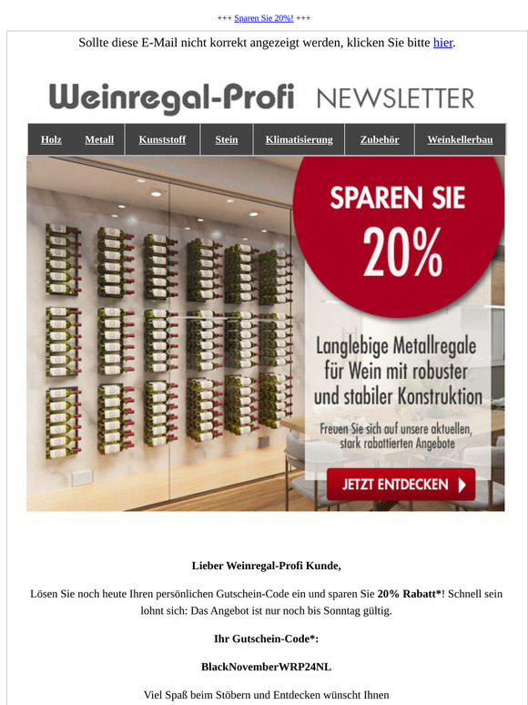Nur noch bis Sonntag gültig!