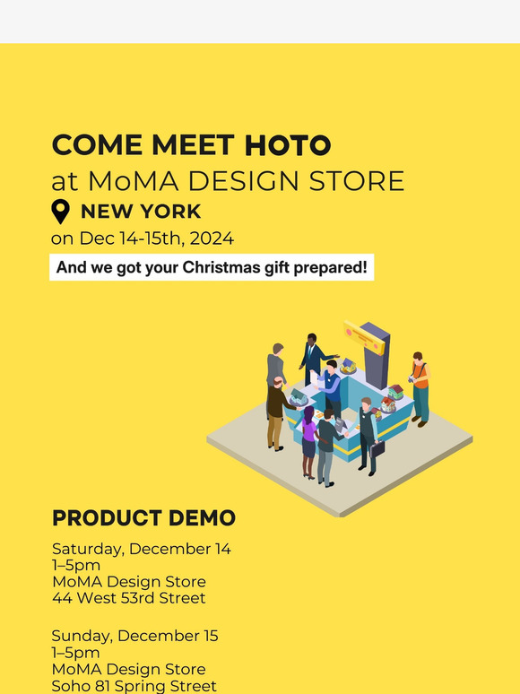 Next weekend at MoMA Design Store👀
