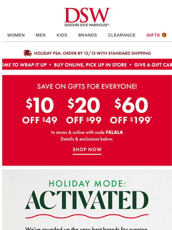 dsw 10 off 49