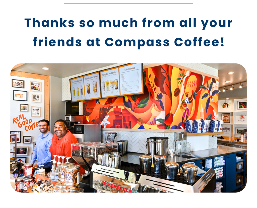 Thanks so much from all your friends at Compass!