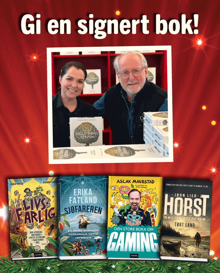 Gi bort en signert bok til jul!