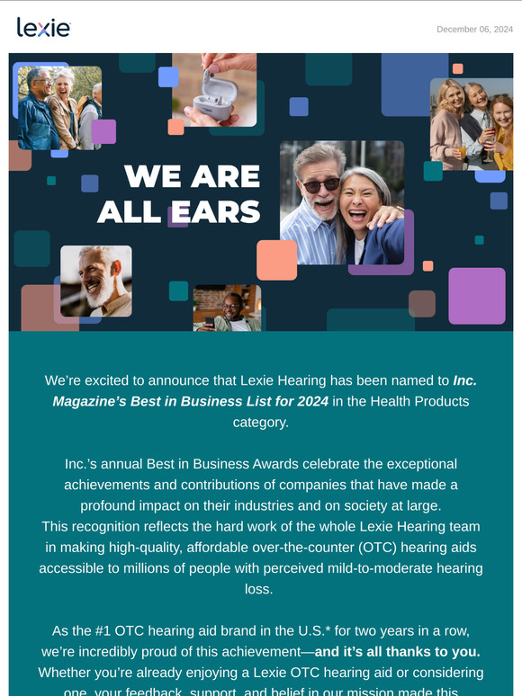 Lexie Hearing named to Inc.'s Best in Business List for 2024