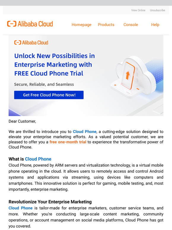 Unlock New Possibilities in Enterprise Marketing with FREE Cloud Phone Trial