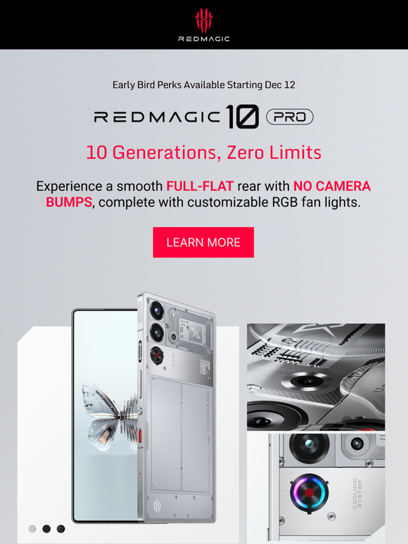 😉REDMAGIC 10 Pro - Seamless Design, Ultimate Comfort