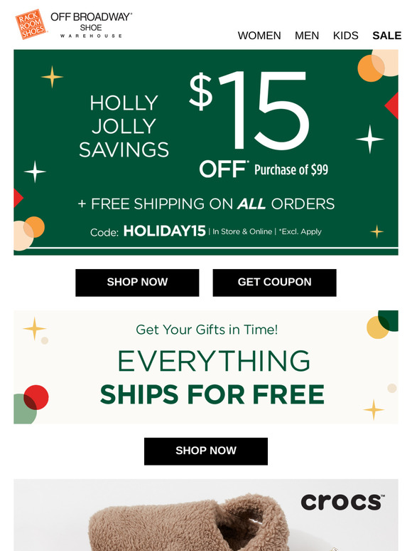 Off Broadway Warehouse Shoe Sale Coupons 219 Rack Room Shoes Off