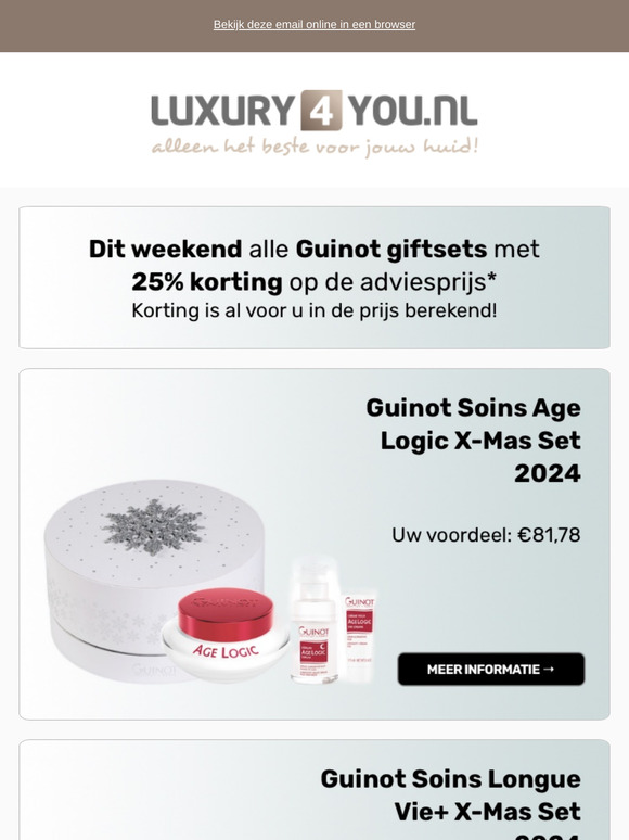 Dit weekend prachtige giftsets met heel veel voordeel!