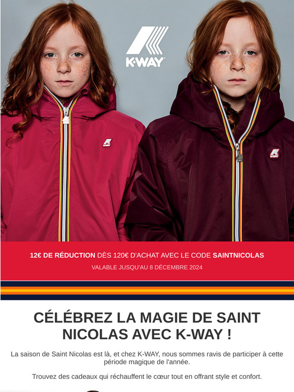 Un petit Cadeau pour la Saint-Nicolas avec K-Way