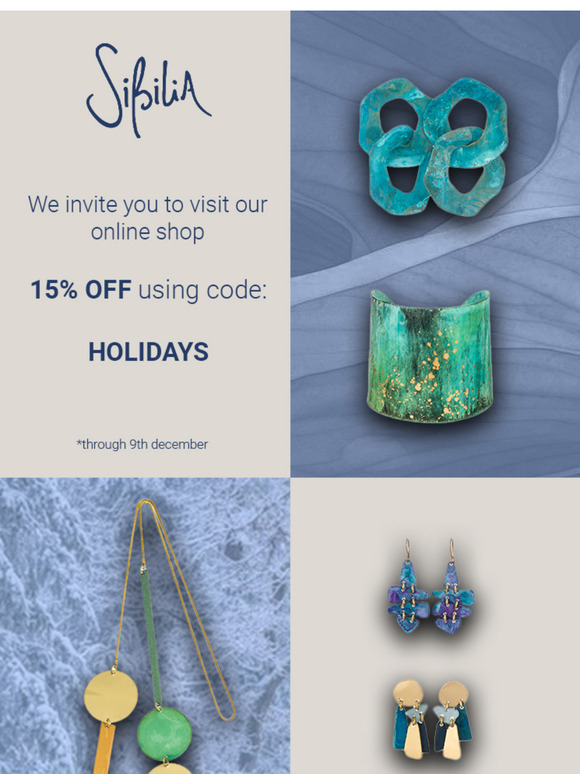 Get ready for holidays season, 15% off 🎄🎁