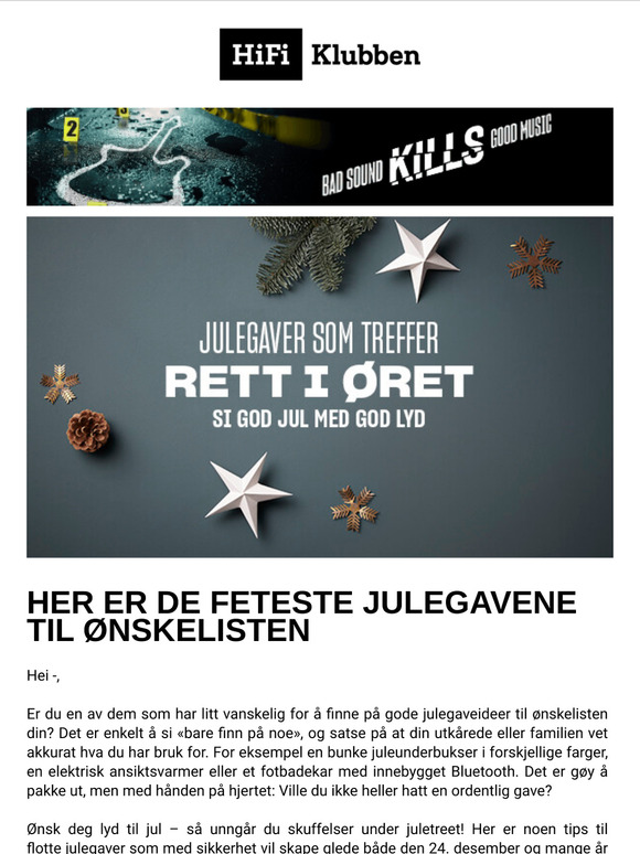 Få inspirasjon til julegavene dine