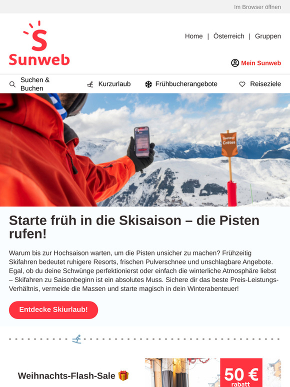 Starten Sie Ihre Skisaison früh – Angebote warten auf Sie! ❄️
