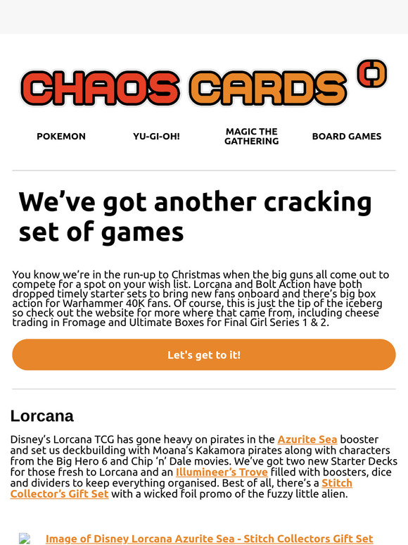 We’ve got another cracking set of games