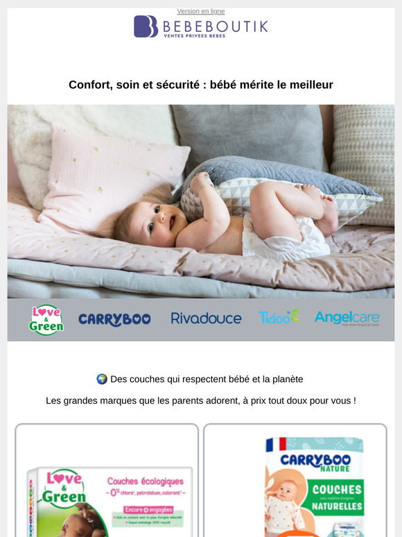 Le bien-être de bébé, notre priorité 🌿