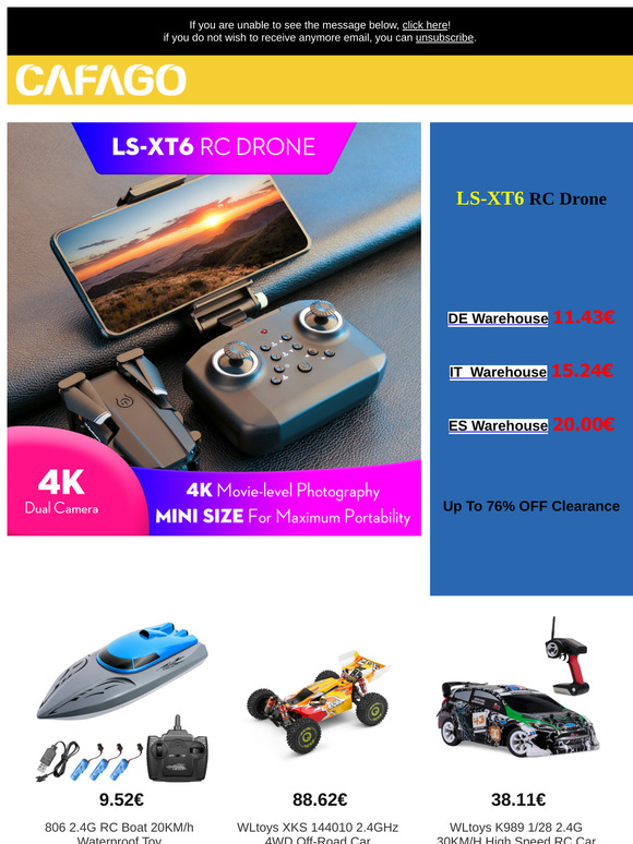 Exciting News for RC Toy Fans: Gigantic Price Slashes! Low to 9.52€!!!