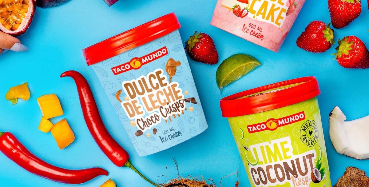 Taco Mundo Ice Cream: Dulce de Leche