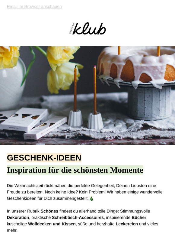 Unsere Geschenkideen für die schönsten Momente 🎄