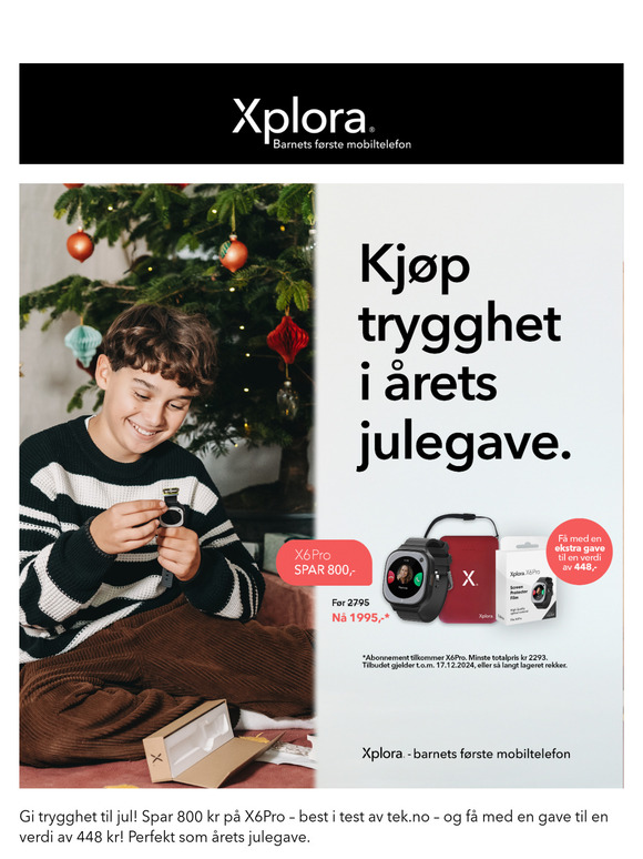 Spar 800 kr på X6Pro!