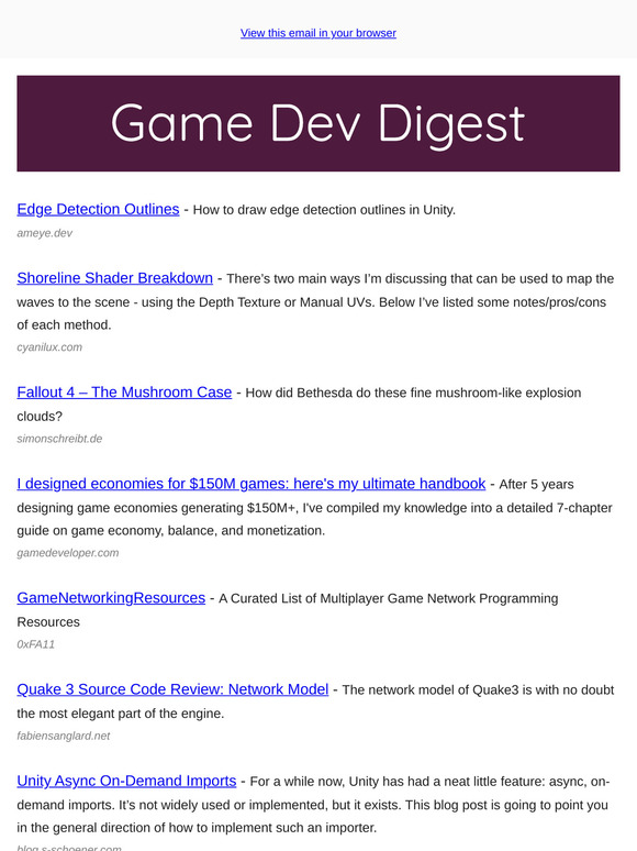 Issue #260 - Effect Breakdowns, Networking, and more
