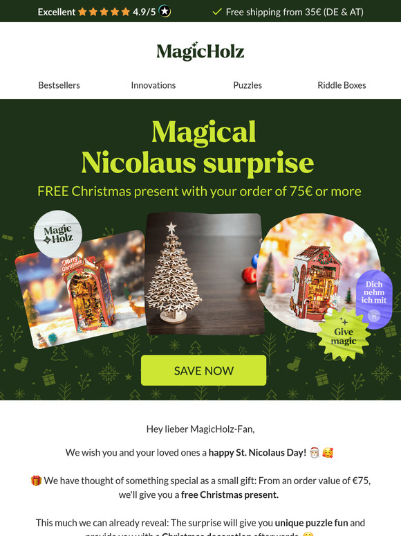 Our magical Nicolaus surprise 🎅🏻 ✨