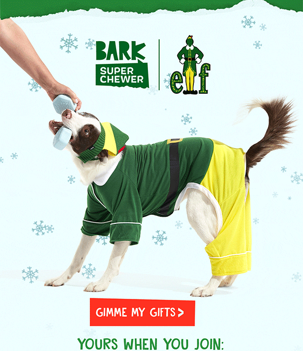 BarkBox: Inside: FREE Elf™ Jammies + Santa Toy! 🎅 | Milled