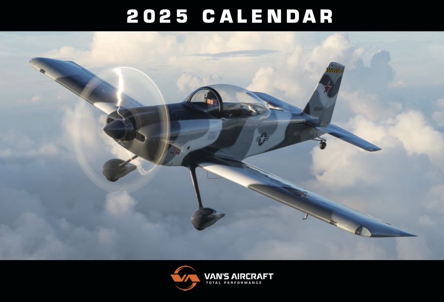 Van's Aircraft The 2025 Van's Aircraft Calendars Are Here! Milled