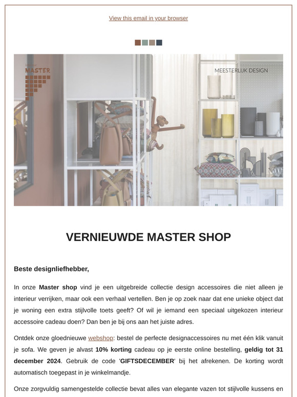 Onze nieuwe webshop is live! Net op tijd voor Kerst.