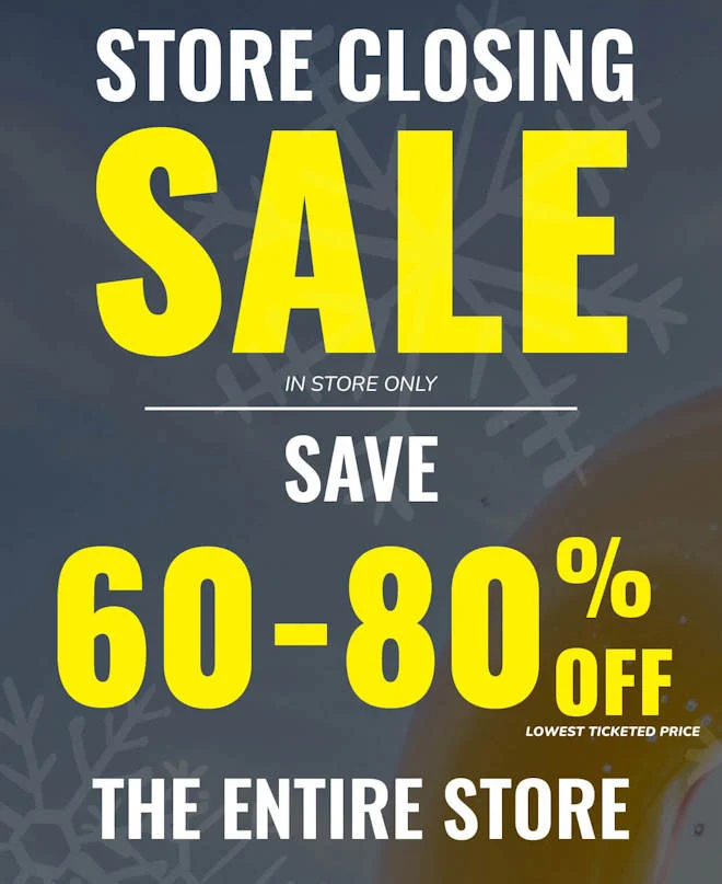 Store Closing Sale