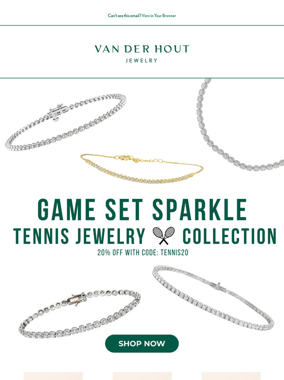 Game Set Sparkle- Tennis Jewelry Collection! 💎
