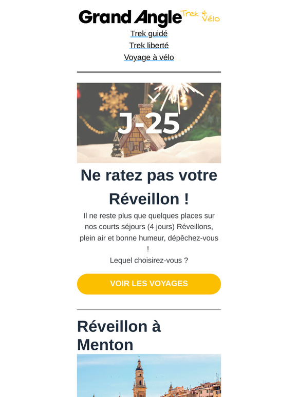 Ne ratez pas votre Réveillon !