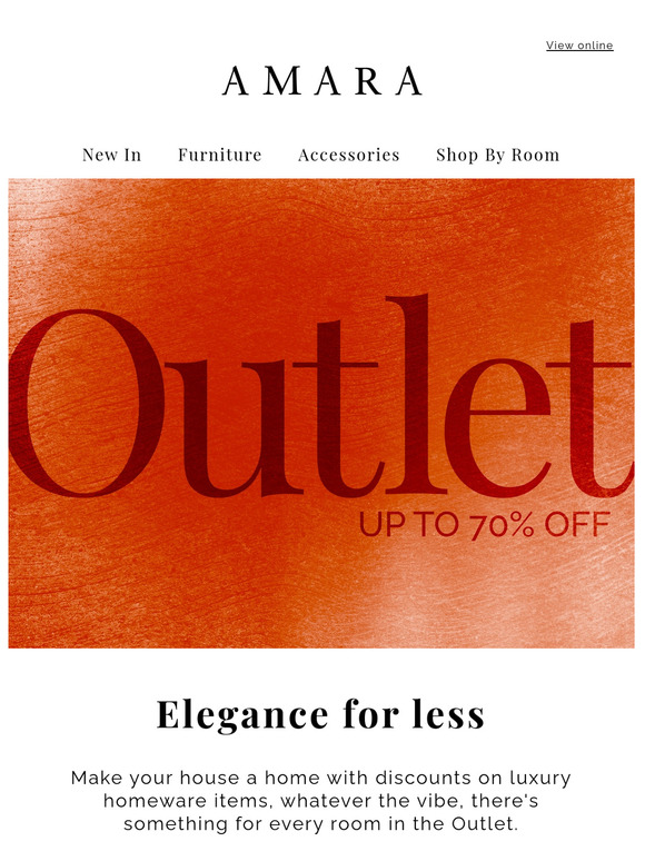 Outlet | Luxury homeware