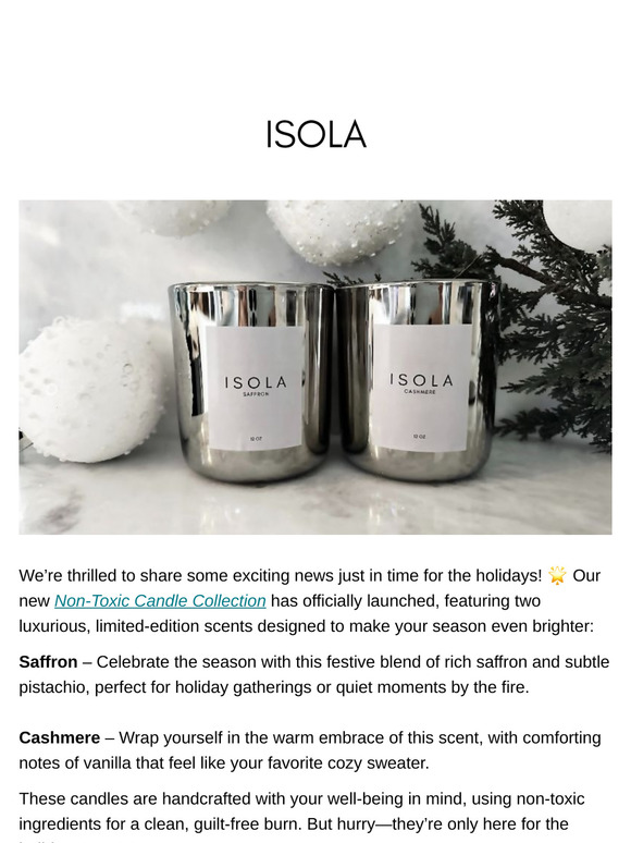 25% OFF // Our Limited Edition Holiday Candles! 🎄✨